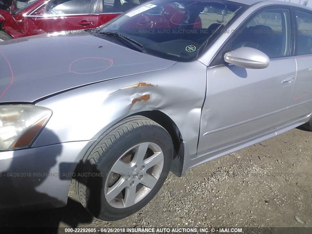 1N4AL11E54C172840 - 2004 NISSAN ALTIMA S/SL SILVER photo 6