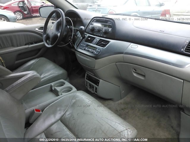 5FNRL38775B116614 - 2005 HONDA ODYSSEY EXL ლურჯი ფოტო 5