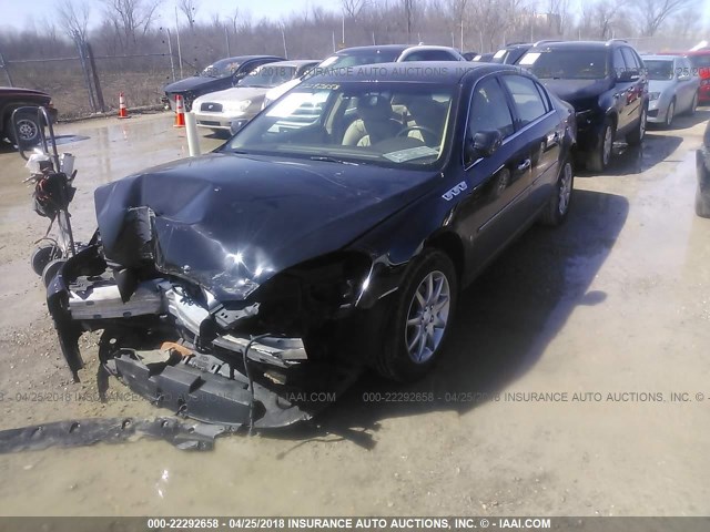 1G4HD57287U221629 - 2007 BUICK LUCERNE CXL BLACK photo 2