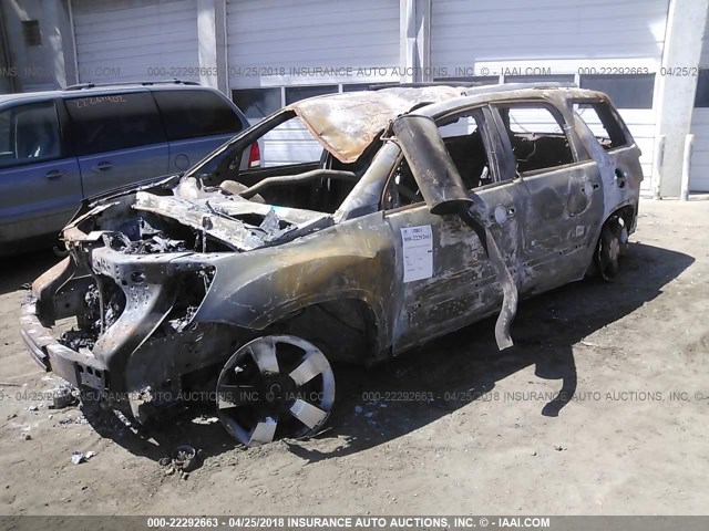 1GKLVMED9AJ232565 - 2010 GMC ACADIA SLT-1 Czarny zdjęcie 2