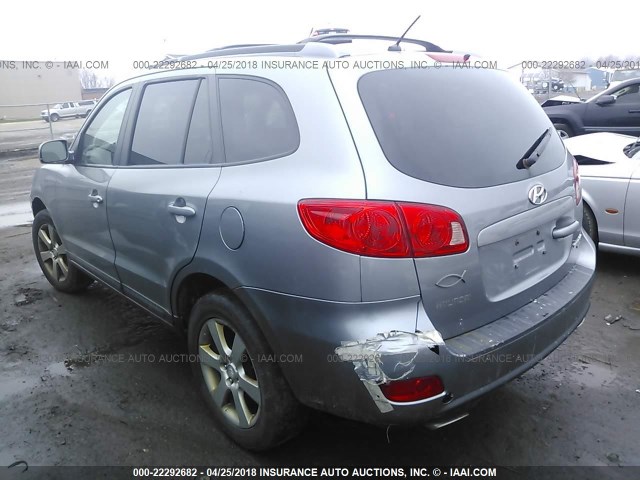 5NMSH73E37H023008 - 2007 HYUNDAI SANTA FE SE/LIMITED GRAY photo 3