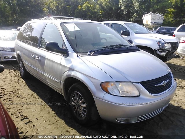 2C8GP64L32R667685 - 2002 CHRYSLER TOWN & COUNTRY LIMITED SILVER photo 1