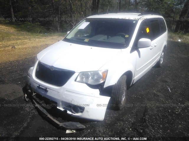 2A8HR54P88R658169 - 2008 CHRYSLER TOWN & COUNTRY TOURING WHITE photo 2