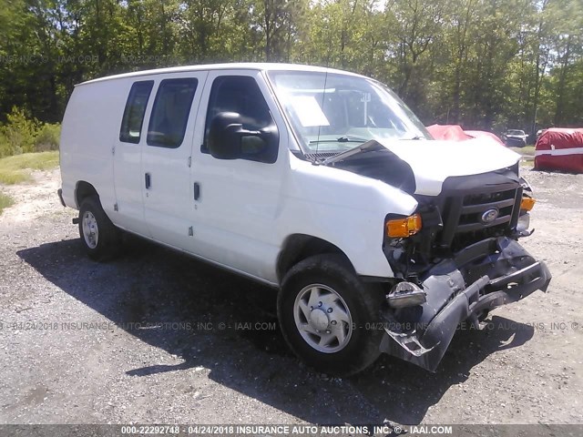 1FTSE3EL7CDA04767 - 2012 FORD ECONOLINE E350 SUPER DUTY VAN WHITE photo 1