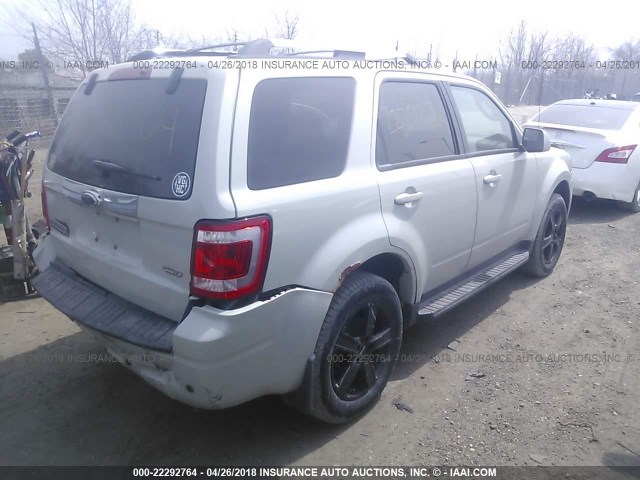 1FMCU94G69KC03520 - 2009 FORD ESCAPE LIMITED WHITE photo 4