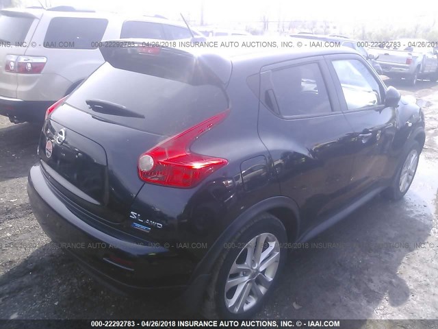 JN8AF5MV8CT115622 - 2012 NISSAN JUKE S/SV/SL BLACK photo 4