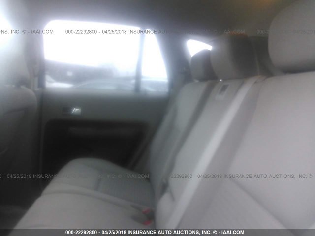 2FMDK36C77BB29842 - 2007 FORD EDGE SE BLACK photo 8