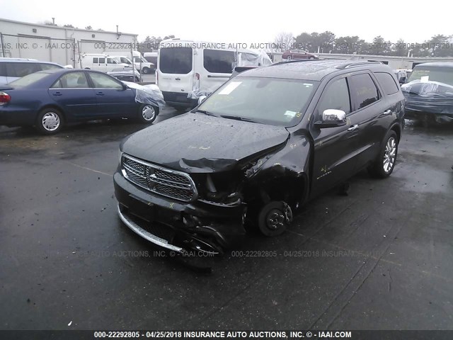 1C4RDJEG7FC923672 - 2015 DODGE DURANGO CITADEL GRAY photo 2