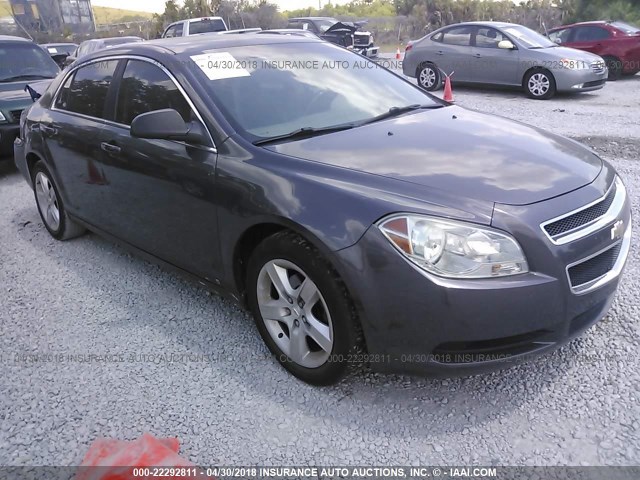 1G1ZB5EB5A4107346 - 2010 CHEVROLET MALIBU LS 灰色 照片 1