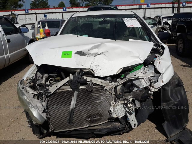 1NXBR32E95Z567411 - 2005 TOYOTA COROLLA CE/LE/S WHITE photo 6