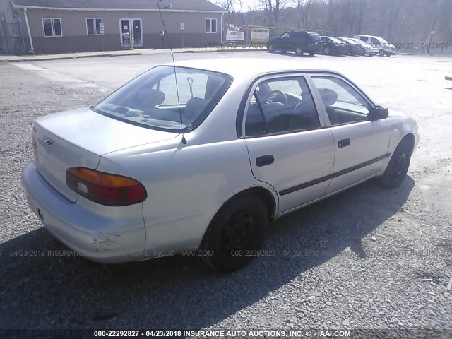 1Y1SK52882Z417590 - 2002 CHEVROLET GEO PRIZM LSI SILVER photo 4