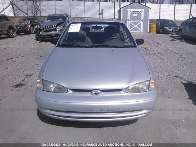 1Y1SK52882Z417590 - 2002 CHEVROLET GEO PRIZM LSI SILVER photo 6