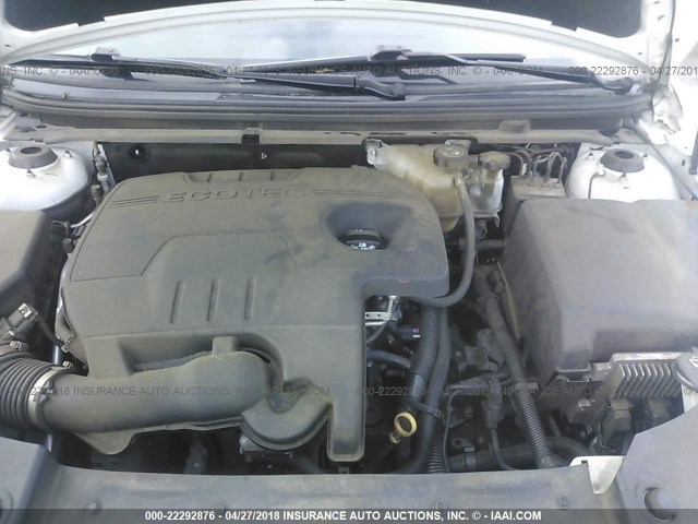 1G1ZC5EU3BF191316 - 2011 CHEVROLET MALIBU 1LT 白色 照片 10