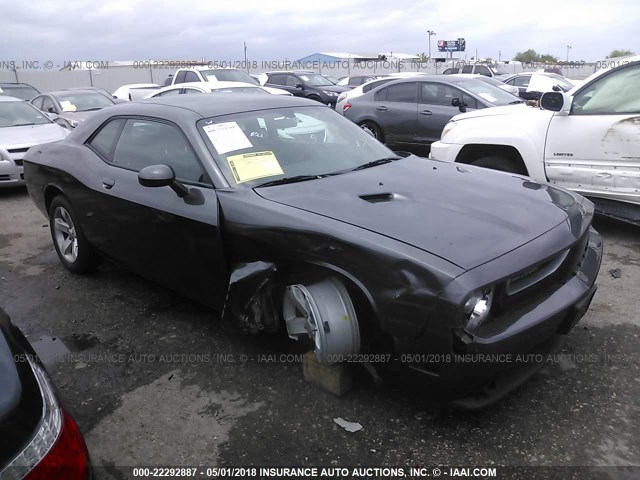 2C3CDYAG6EH260759 - 2014 DODGE CHALLENGER SXT GRAY photo 1