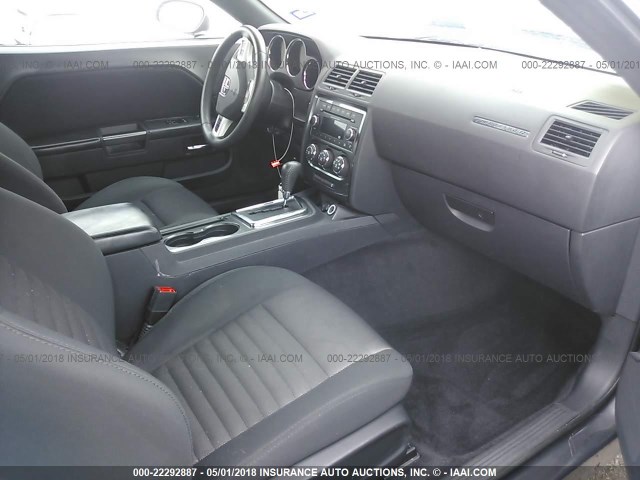 2C3CDYAG6EH260759 - 2014 DODGE CHALLENGER SXT GRAY photo 5