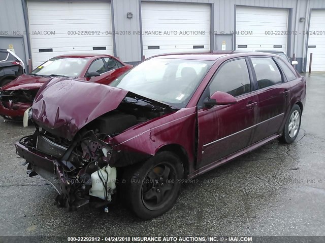 1G1ZT63866F250800 - 2006 CHEVROLET MALIBU MAXX LT RED photo 2