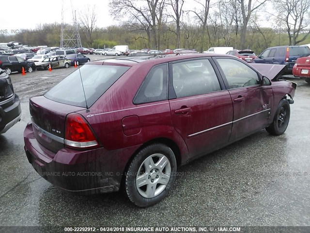 1G1ZT63866F250800 - 2006 CHEVROLET MALIBU MAXX LT RED photo 4