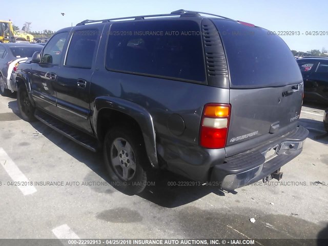 1GNEC16Z82R291751 - 2002 CHEVROLET SUBURBAN C1500 GRAY photo 3