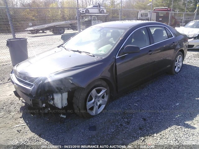 1G1ZB5E02CF342065 - 2012 CHEVROLET MALIBU LS 灰色 照片 2