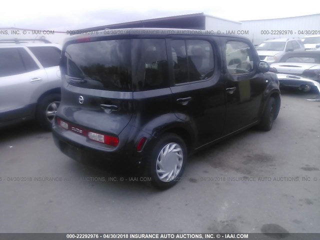 JN8AZ2KR0BT207494 - 2011 NISSAN CUBE S/SL/KROM BLACK photo 4