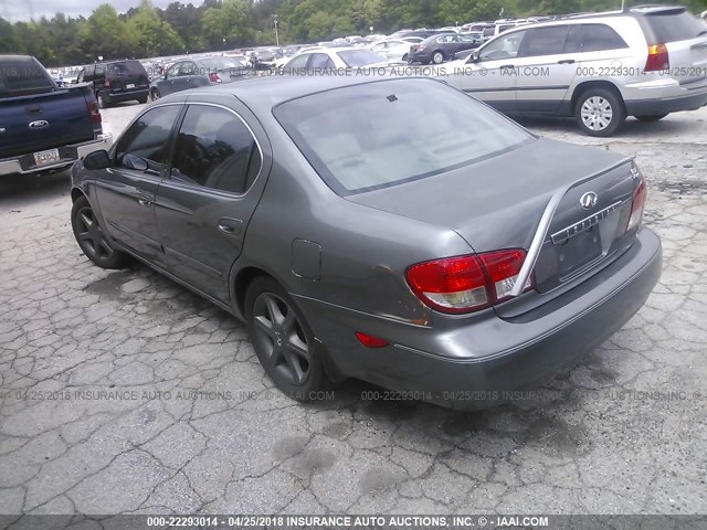 JNKDA31A92T026569 - 2002 INFINITI I35 GRAY photo 3