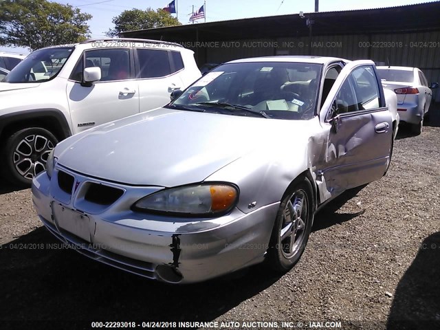 1G2NF52E24M518477 - 2004 PONTIAC GRAND AM SE1 SILVER photo 2