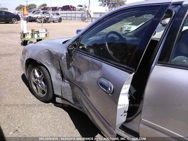 1G2NF52E24M518477 - 2004 PONTIAC GRAND AM SE1 SILVER photo 6