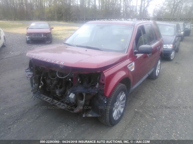 SALFS24N58H049626 - 2008 LAND ROVER LR2 SE TECHNOLOGY RED photo 2