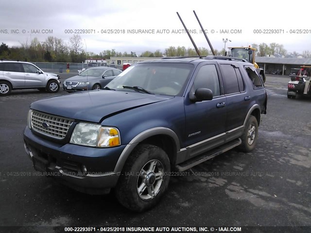 1FMZU74EX2ZB34812 - 2002 FORD EXPLORER EDDIE BAUER BLUE photo 2