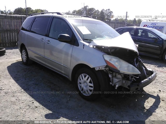 5TDZA23C76S442933 - 2006 TOYOTA SIENNA CE/LE SILVER photo 1