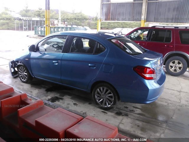 ML32F3FJ1JHF04560 - 2018 MITSUBISHI MIRAGE G4 ES ლურჯი ფოტო 3