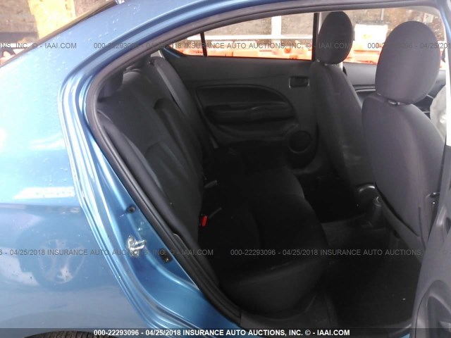 ML32F3FJ1JHF04560 - 2018 MITSUBISHI MIRAGE G4 ES ლურჯი ფოტო 8