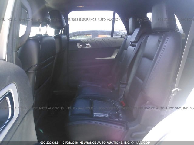 1FMHK8F88BGA19247 - 2011 FORD EXPLORER LIMITED 银色 照片 8