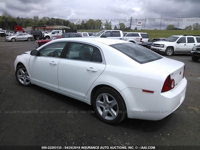 1G1ZA5EU6CF356198 - 2012 CHEVROLET MALIBU LS თეთრი ფოტო 3