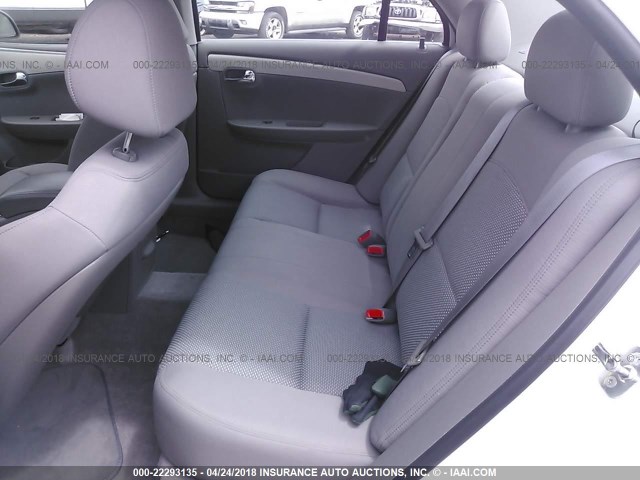 1G1ZA5EU6CF356198 - 2012 CHEVROLET MALIBU LS თეთრი ფოტო 8