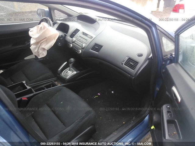 2HGFA1F63BH549653 - 2011 HONDA CIVIC LX-S ლურჯი ფოტო 5