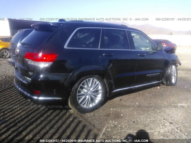 1C4RJFJT4JC164433 - 2018 JEEP GRAND CHEROKEE SUMMIT 黑色 照片 4
