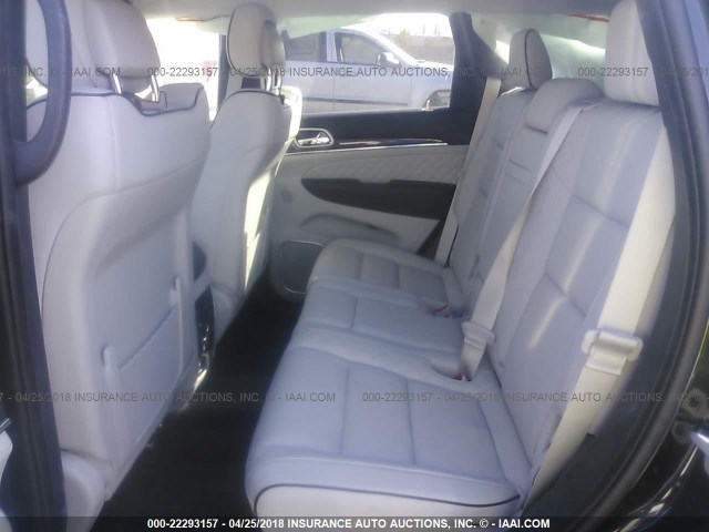 1C4RJFJT4JC164433 - 2018 JEEP GRAND CHEROKEE SUMMIT 黑色 照片 8