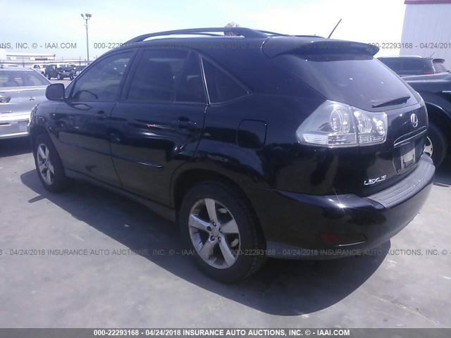 JTJGA31U240035091 - 2004 LEXUS RX 330 BLACK photo 3