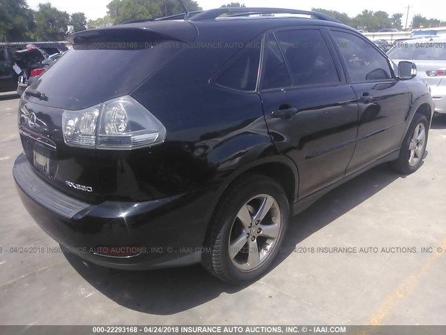 JTJGA31U240035091 - 2004 LEXUS RX 330 BLACK photo 4