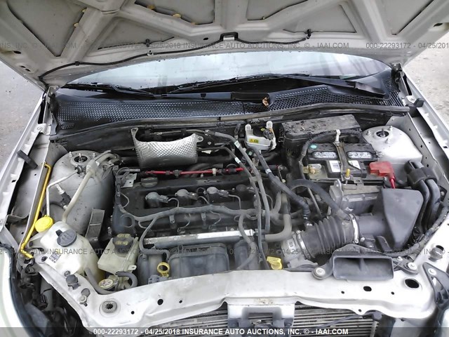 1FAHP35N68W166414 - 2008 FORD FOCUS SE/SEL/SES SILVER photo 10