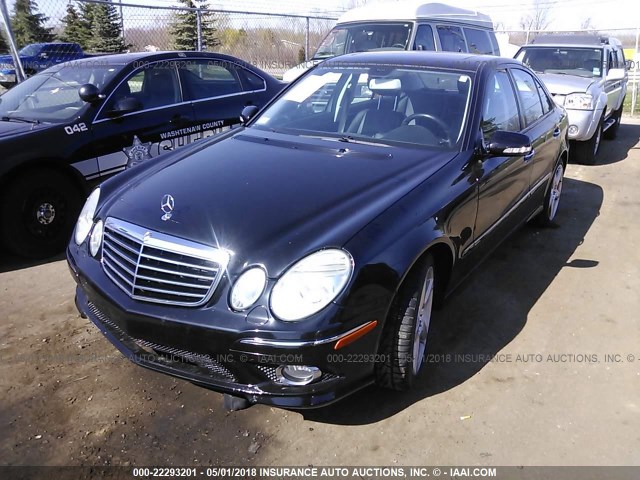 WDBUF87XX9B383303 - 2009 MERCEDES-BENZ E 350 4MATIC BLACK photo 2