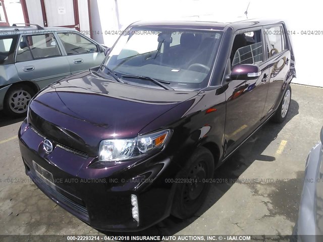 JTLZE4FE7FJ077278 - 2015 TOYOTA SCION XB BURGUNDY photo 2
