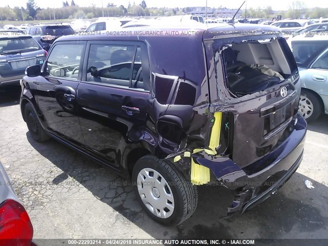 JTLZE4FE7FJ077278 - 2015 TOYOTA SCION XB BURGUNDY photo 3