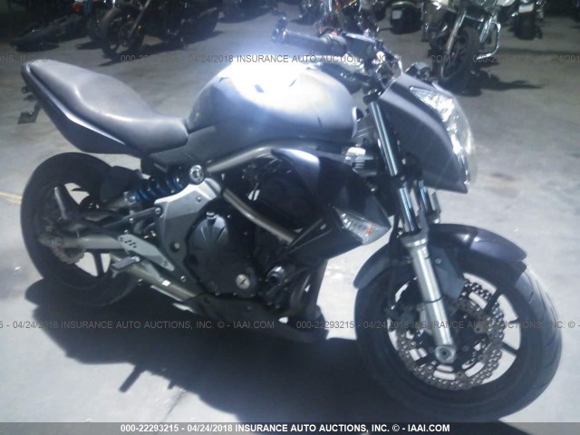 JKAEREC179DA46344 - 2009 KAWASAKI ER650 C GRAY photo 1