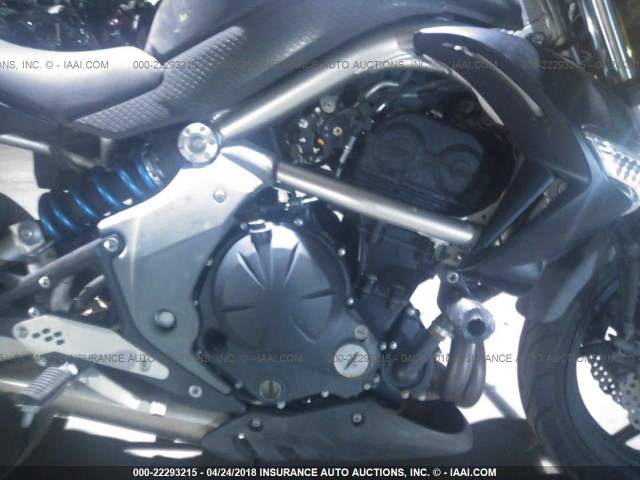 JKAEREC179DA46344 - 2009 KAWASAKI ER650 C GRAY photo 8