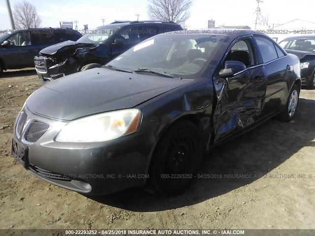 1G2ZF55B664269557 - 2006 PONTIAC G6 SE GRAY photo 2