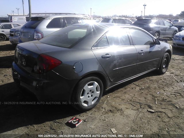 1G2ZF55B664269557 - 2006 PONTIAC G6 SE GRAY photo 4