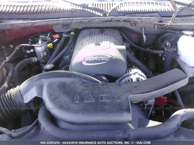 1GNFK16Z03J254782 - 2003 CHEVROLET SUBURBAN K1500 MAROON photo 10