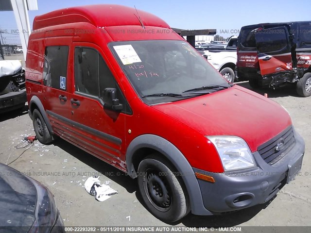 NM0LS6AN4DT167466 - 2013 FORD TRANSIT CONNECT XL RED photo 1